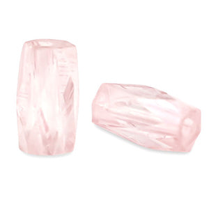 Top Facet kralen tube Crystal pink