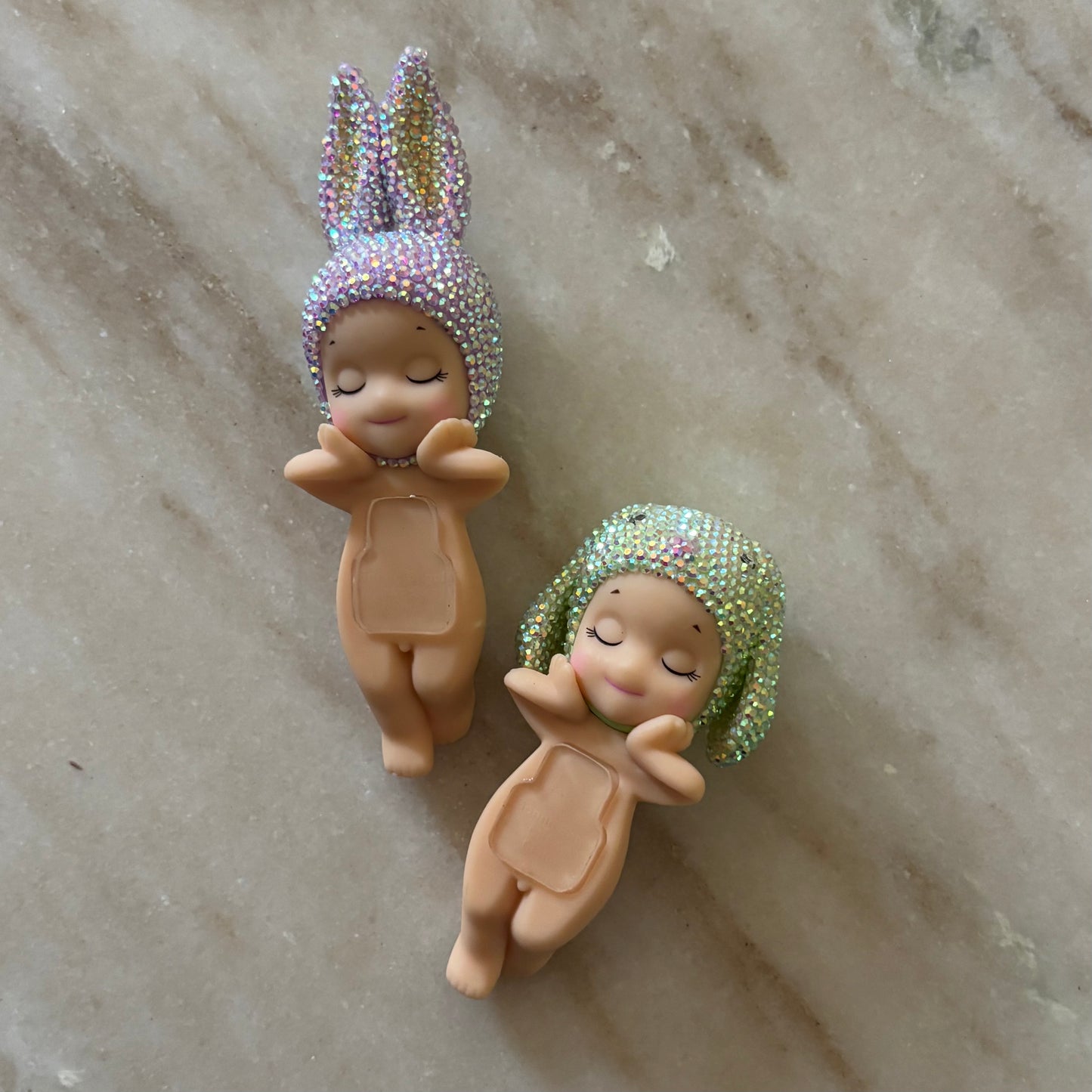 Sparkle Angel - Green Bunny