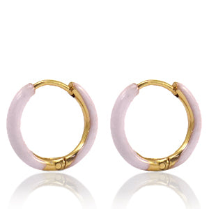 Pink-Gold Oorbellen Stainless Steel