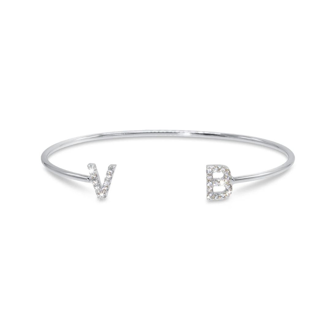 Initial Bangle Silver - Z